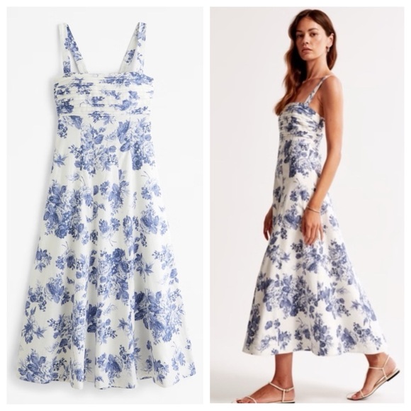 Abercrombie & Fitch Dresses & Skirts - Abercrombie & Fitch Emerson Fit & Flare Midi Dress.   11